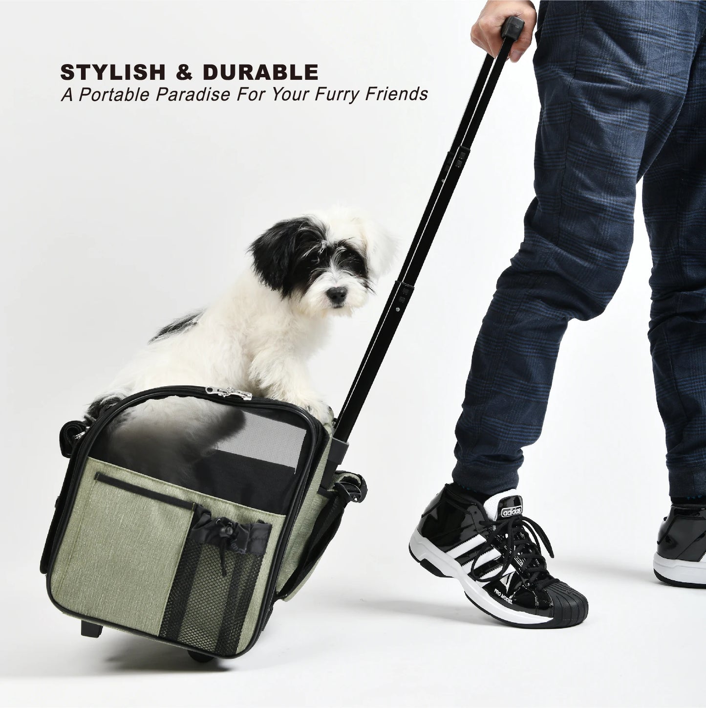 Poussette pour chien- Voyage Pratico-parfait