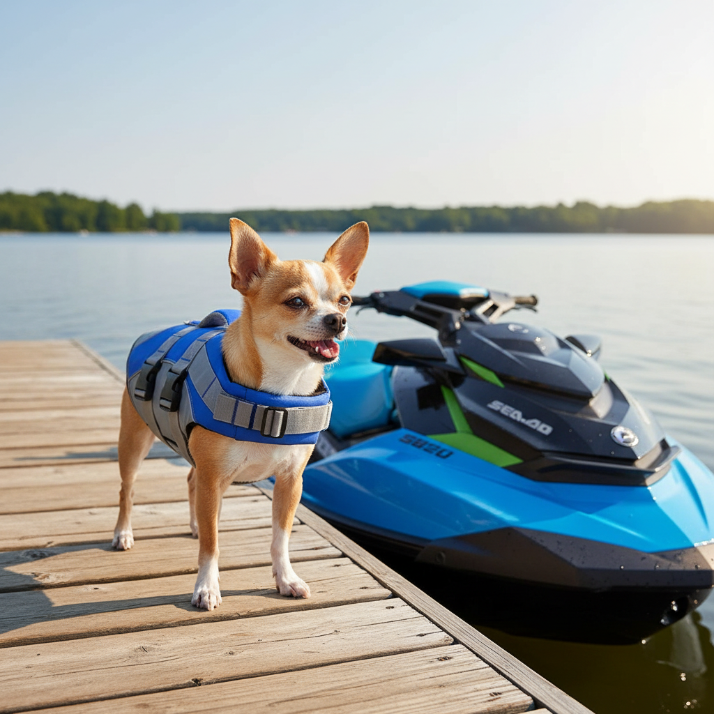 Gilet de sauvetage pour chien- Reflective Vest Swim Suit