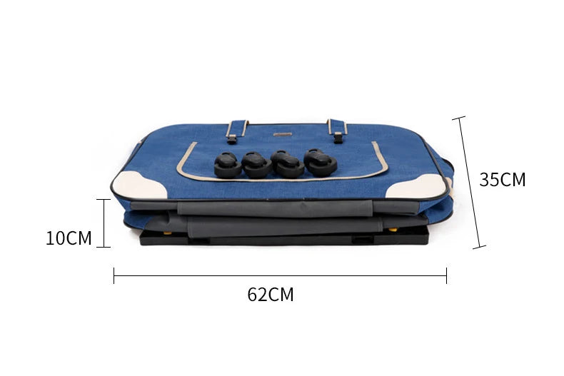 Poussette pour chien- Transporteurs Convertible 4 roues