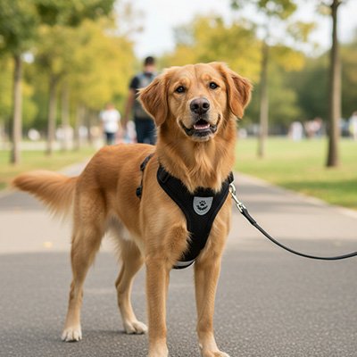 Harnais chien | Confort Sécurité noir