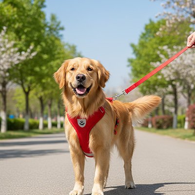 Harnais chien | Confort Sécurité rouge