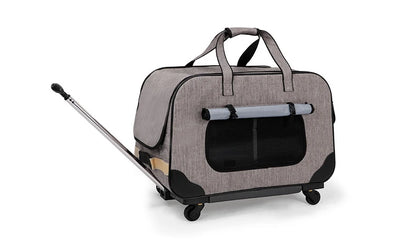 Poussette pour chien- Transporteurs Convertible 4 roues
