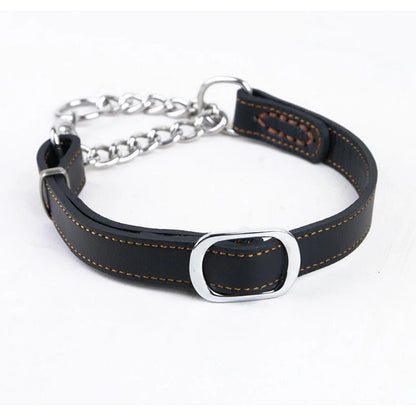 Collier pour chien cuir | Martingale Élégance