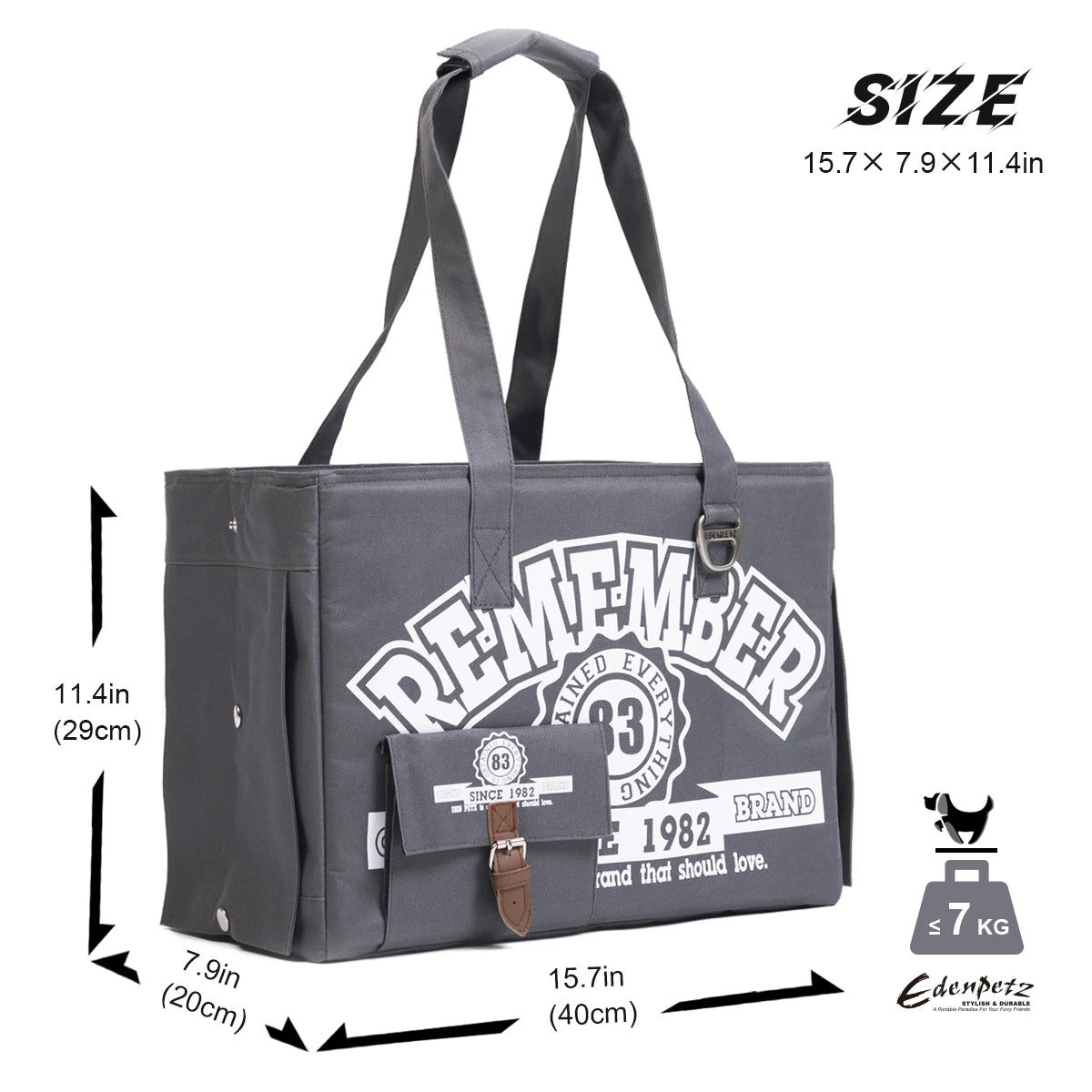 sac transport chien- Vielle Ecole