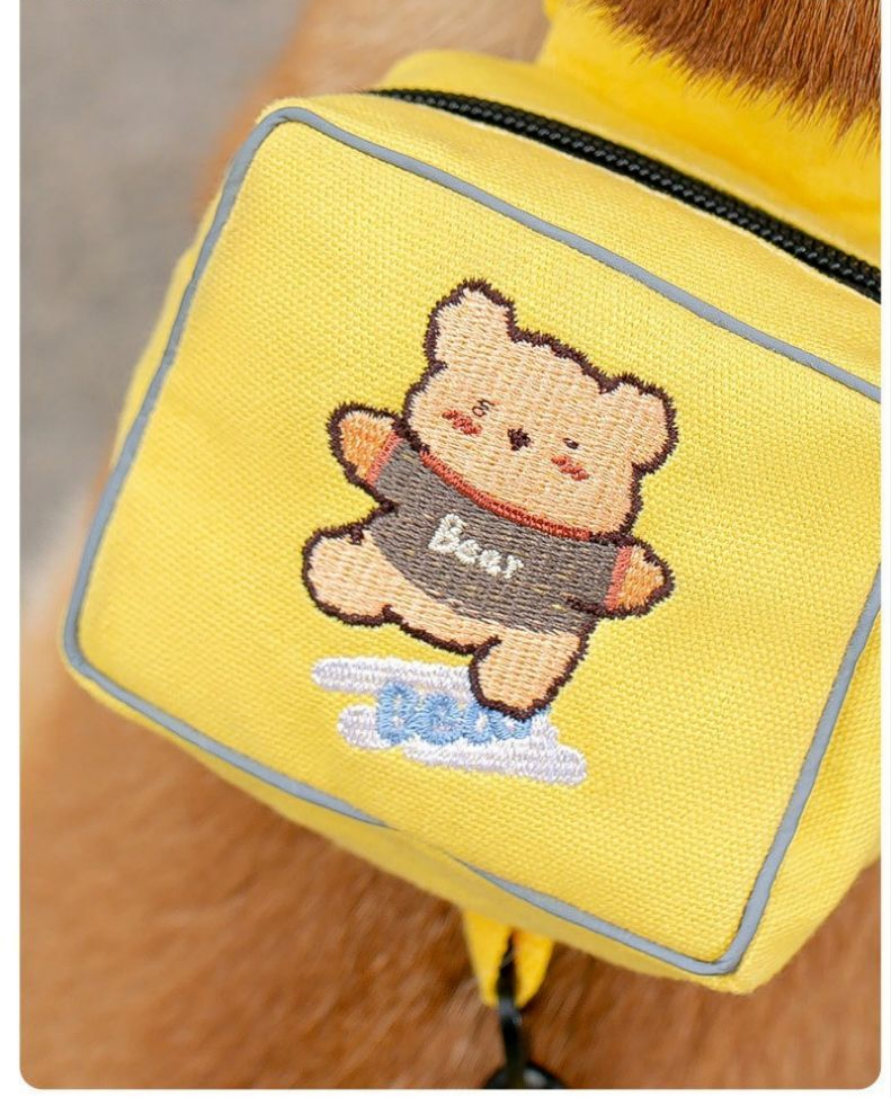 Laisse Sac a dos chien-Gilet sac à dos