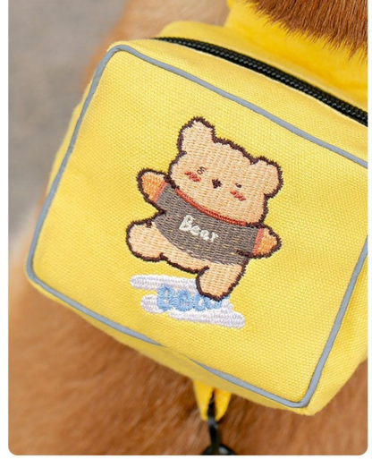 Laisse Sac a dos chien-Gilet sac à dos