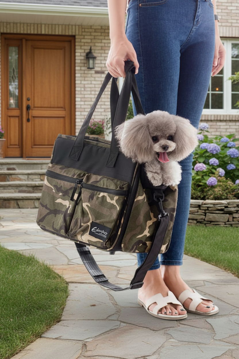 Caisse transport chien-Sac Camouflage Soft