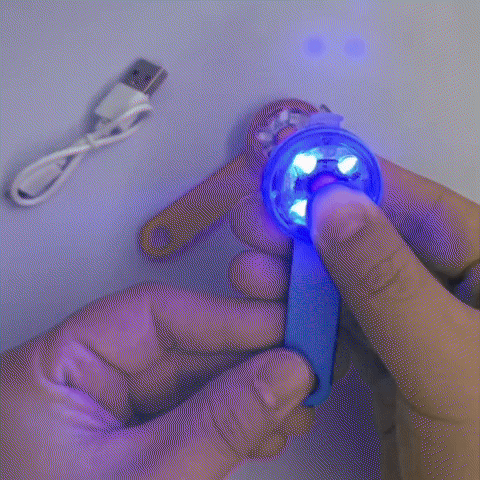 collier lumineux pour chien-Lumi-attache