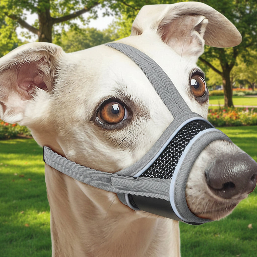 Muselière chien- Total Souplesse en maille* Gris