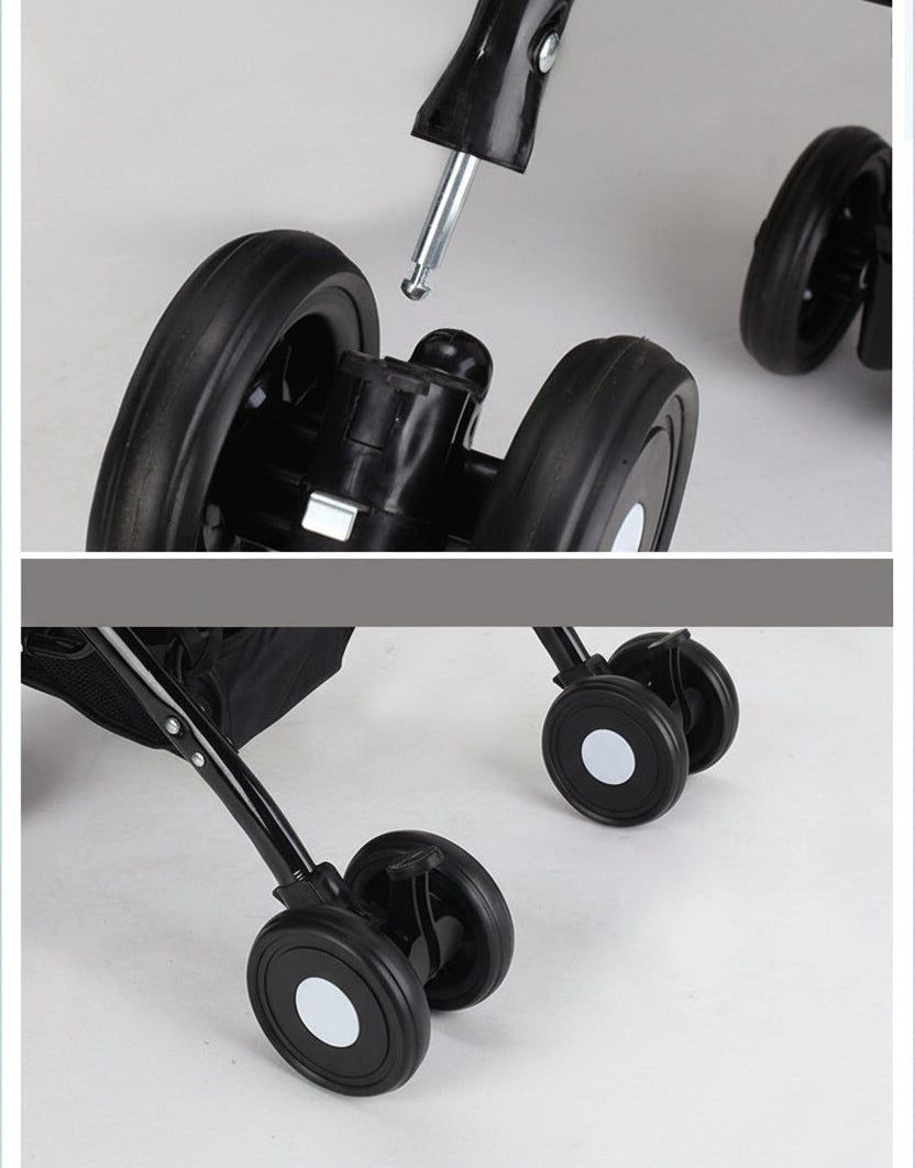 Poussettes pour chiens- Abdo Detachable Double-decker