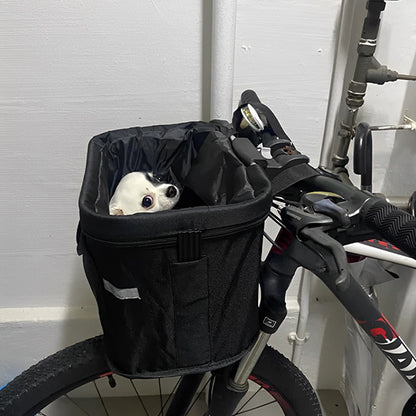 Panier chien velo- Amovible et pliable