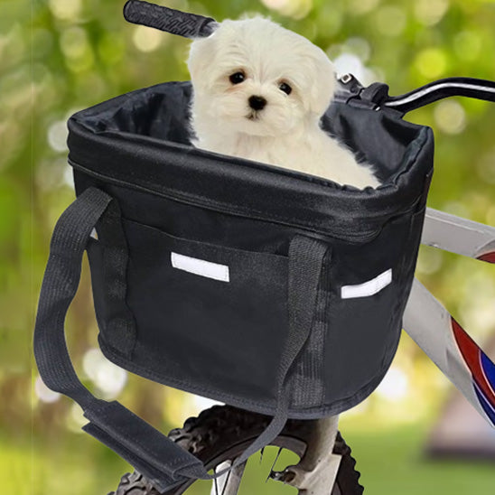 Panier chien velo- Amovible et pliable