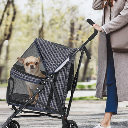 Poussette à chien |  MoNiBloom  Confort plaid