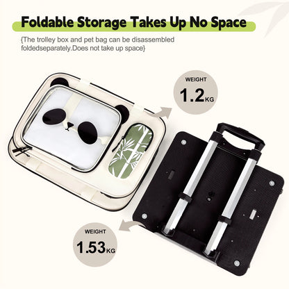 poussette pour chien- Valise pliable Panda