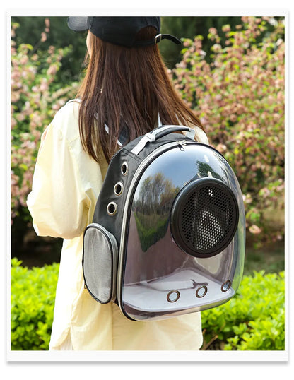 Sac a dos chien- Capsule Transparente Total
