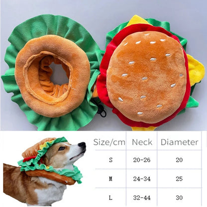 DEGUISEMENT CHIEN- Hamburger Collar