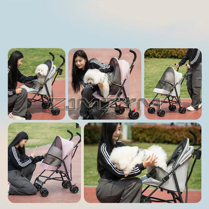 Poussette chien- Walking Umbrella Cart