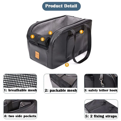 Caisse de transport chien- Booster Leather.