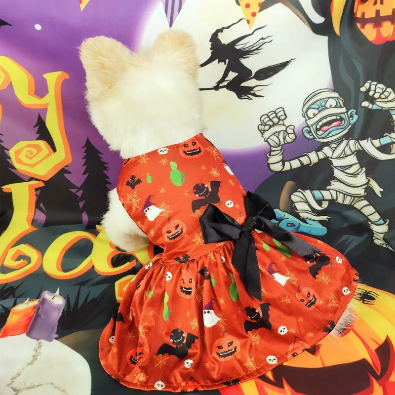 Robe pour chien- Fantaisie Halloween (14 modèles.)