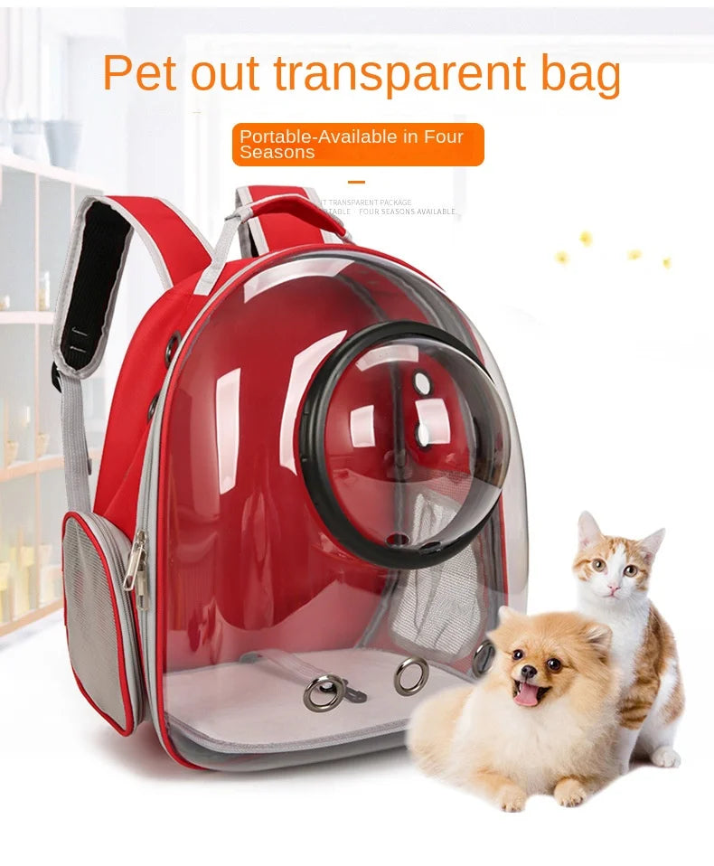 Sac a dos chien- Capsule Transparente Total