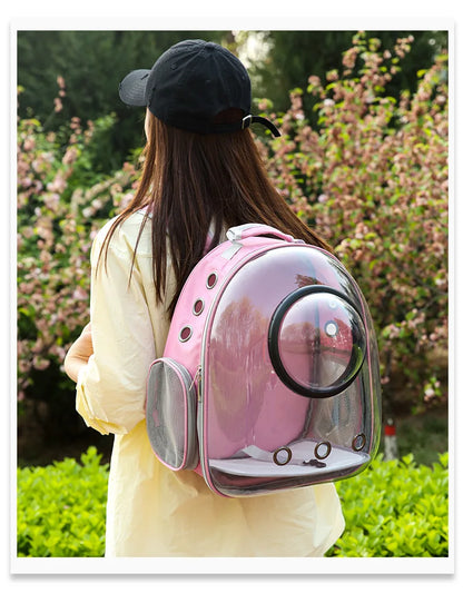 Sac a dos chien- Capsule Transparente Total