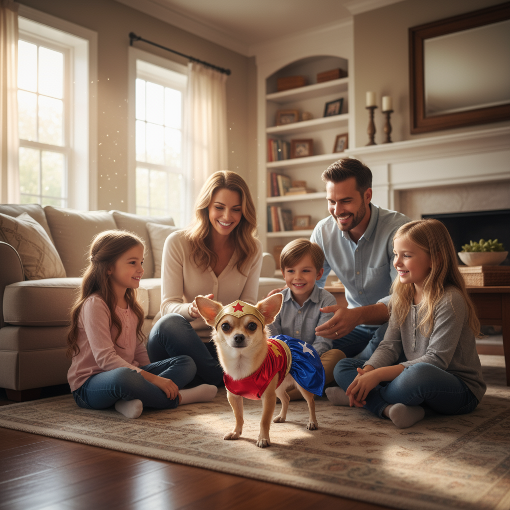 Robe pour chien-Wonder Dog
