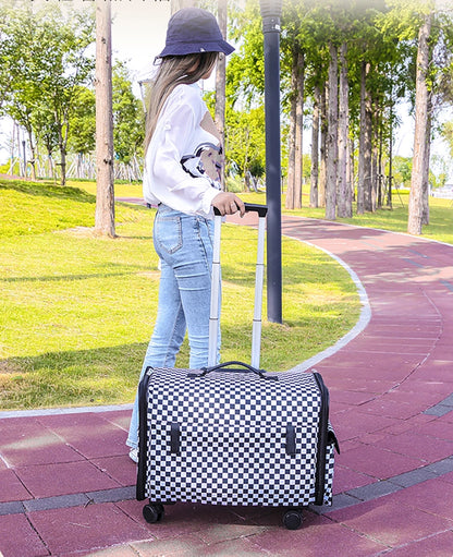 Cage chien- 4 Universal Wheels  Suitcase