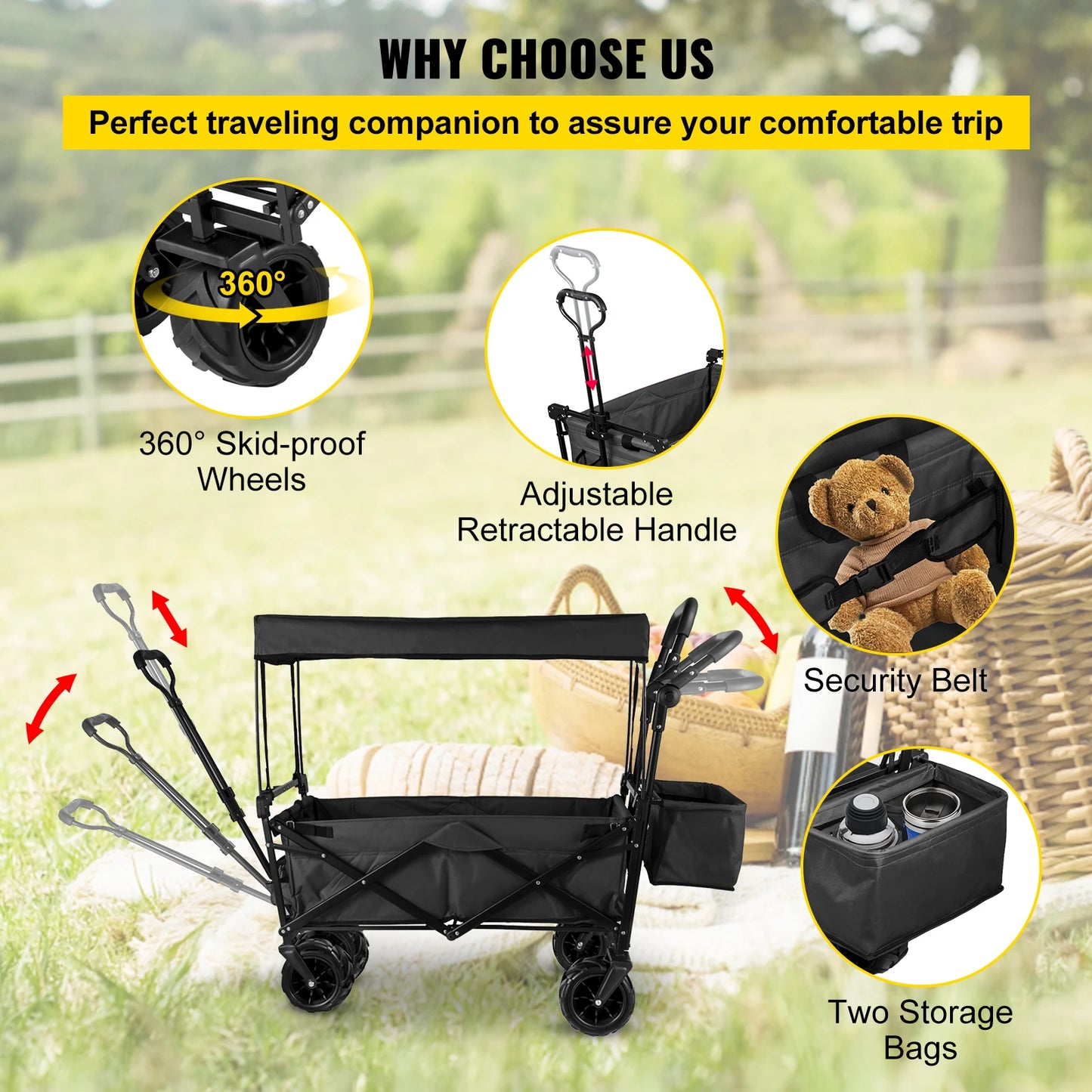 Poussette pour chien- Utility Wagon