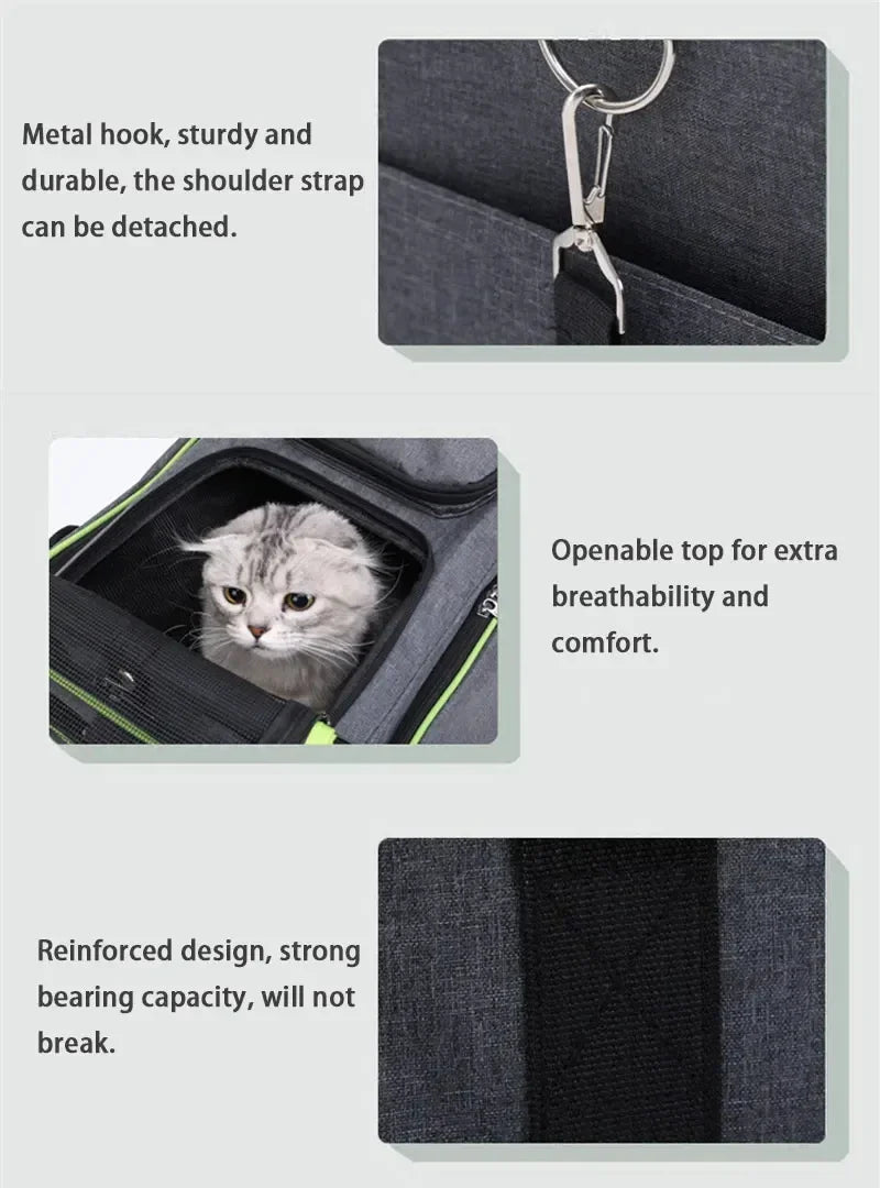 Sac de transport chien- Extensible en maille