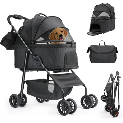 Poussette pour chien- Pratico-Total Mouvement