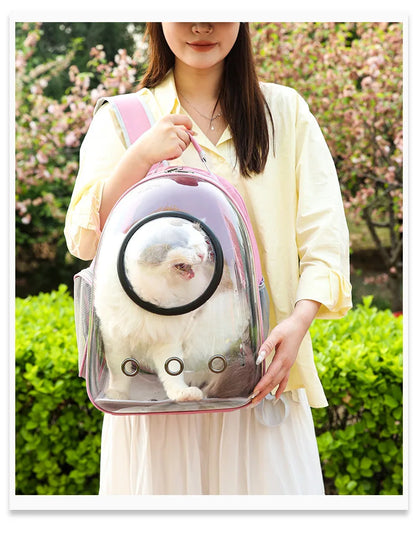 Sac a dos chien- Capsule Transparente Total