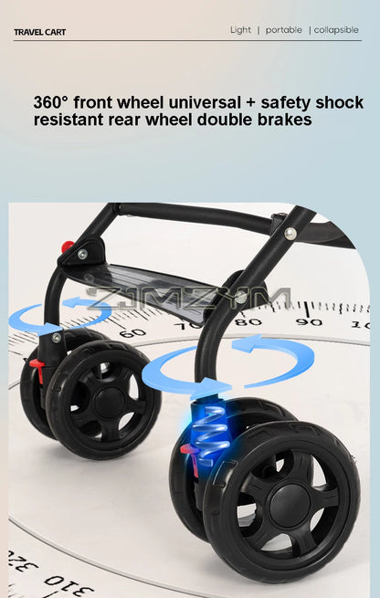 Poussette chien- Walking Umbrella Cart