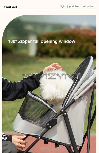 Poussette chien- Walking Umbrella Cart