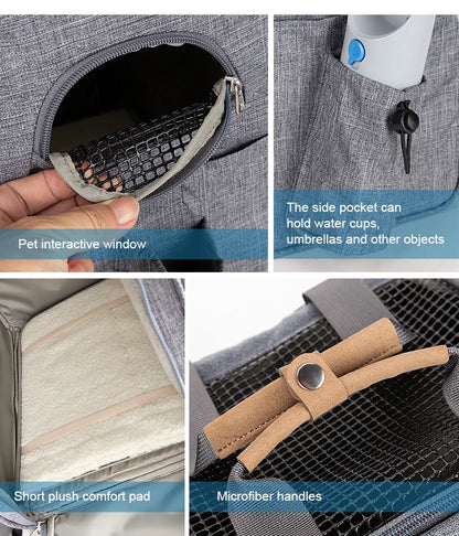 Sac à dos chien- Truelove Pet Travel Carrier