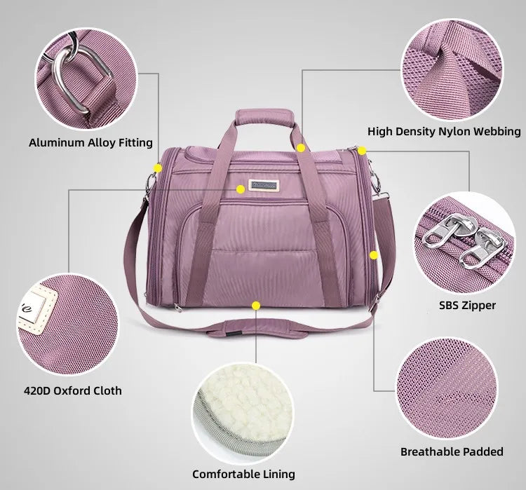 Sac de transport chien- Truelove caisse extensible