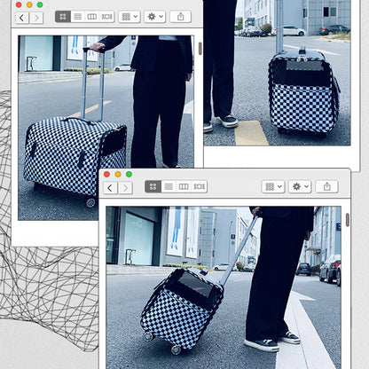 Cage chien- 4 Universal Wheels  Suitcase
