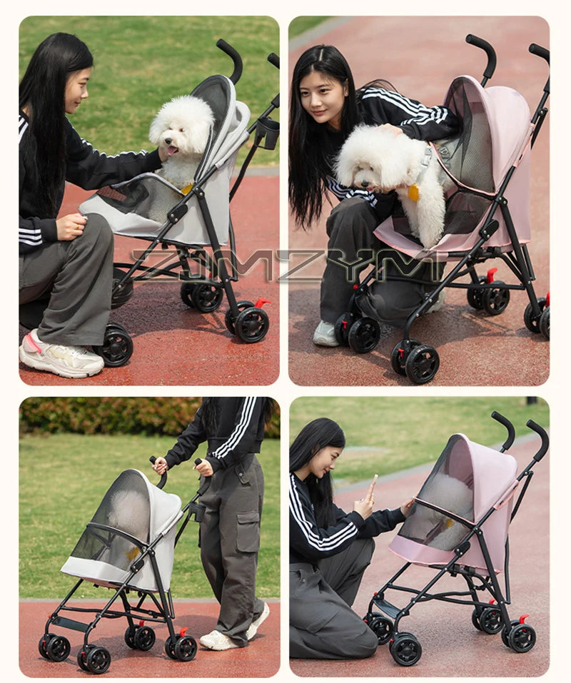 Poussette chien- Walking Umbrella Cart