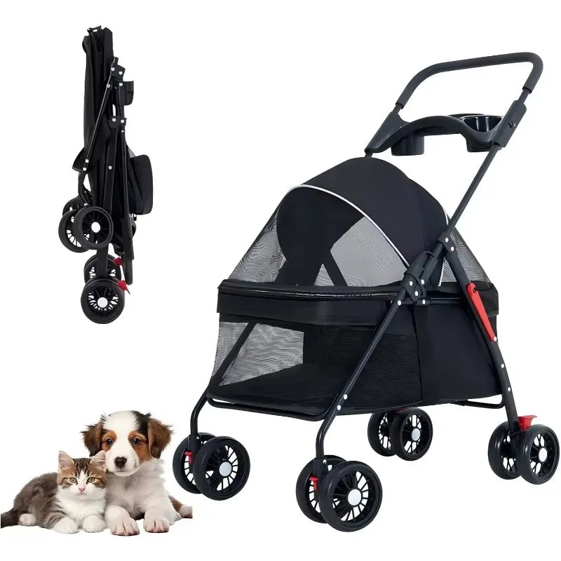 Poussette pour chien- Panoramique