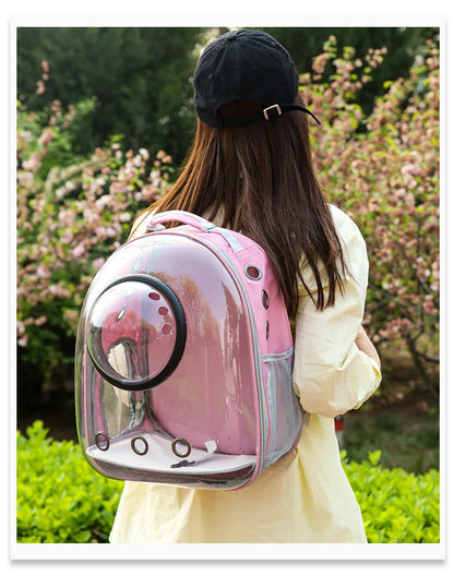 Sac a dos chien- Capsule Transparente Total