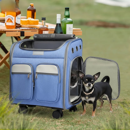 Cage transport chien- Wheeled  Backpack