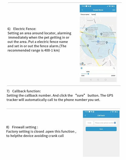 Collier GPS pour chien- Anti-Loss Real-Time Tracking