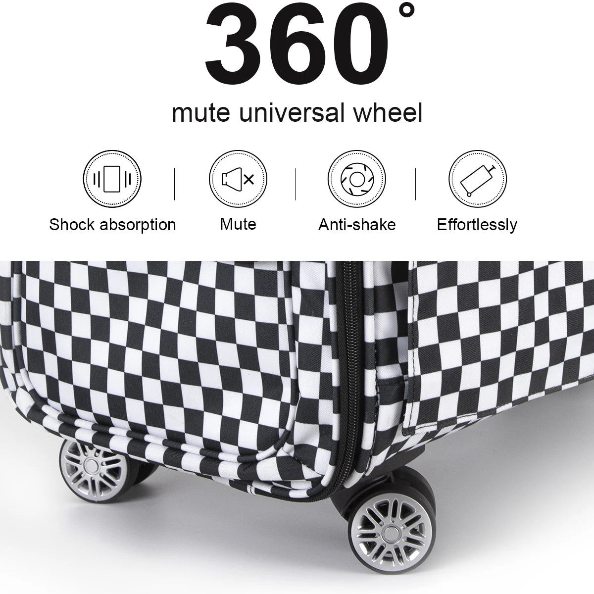 Cage chien- 4 Universal Wheels  Suitcase