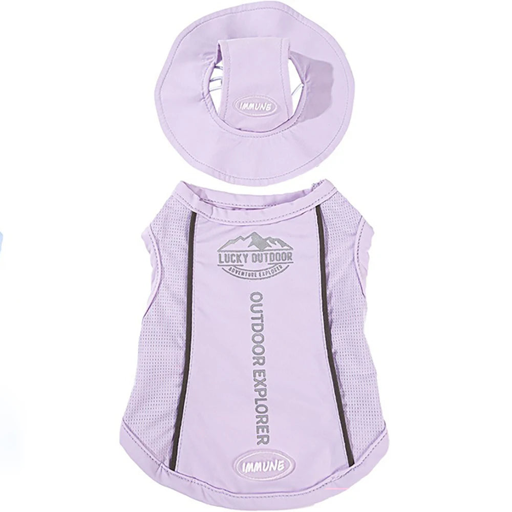 Gilet rafraichissant chien | Duo pull casquette