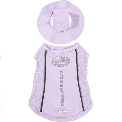Gilet rafraichissant chien | Duo pull casquette