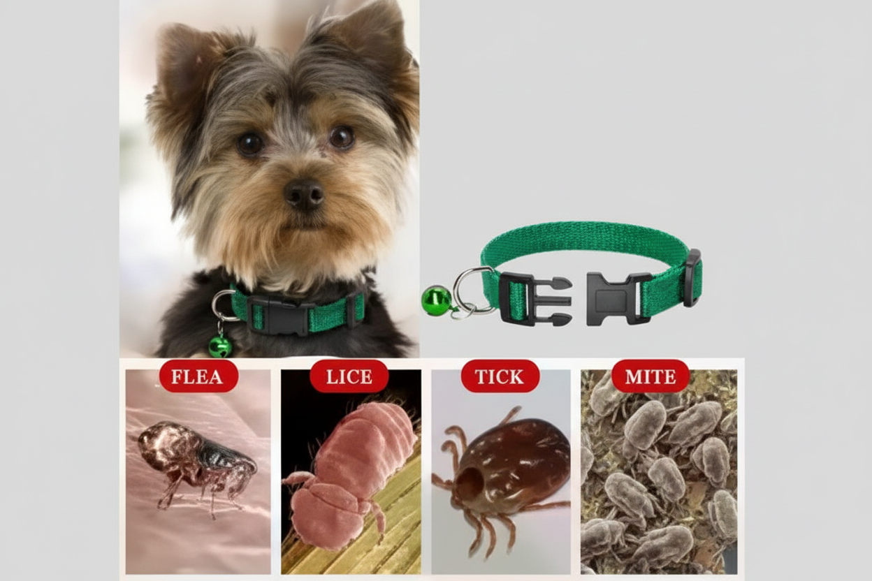 Collier anti puce chien | Protection Confort Vert