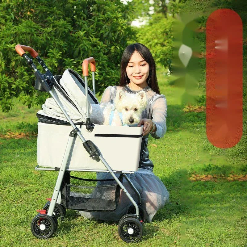 Poussette à chien- Detachable Carrying External