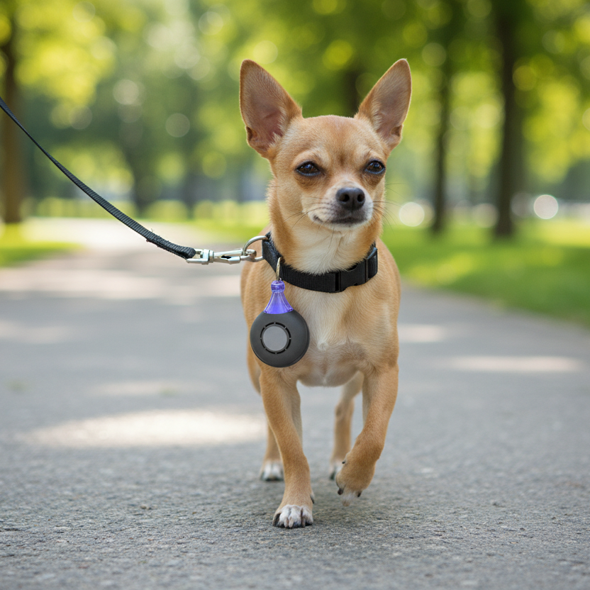 Collier anti puce pour chien | Ultrasons Rechargeable