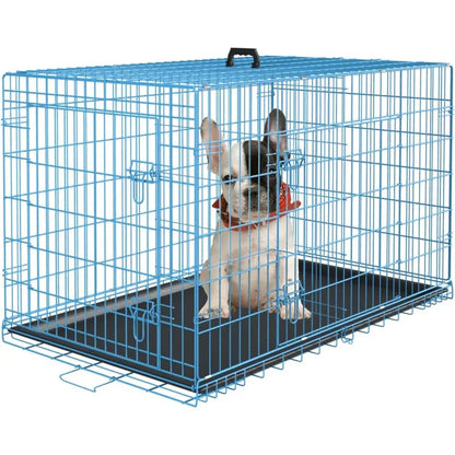 Cage chien- Cage Double-Door Folding Travel