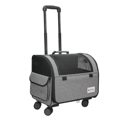 Cage de transport pour chien- Dog Trolley Rolling Luggage