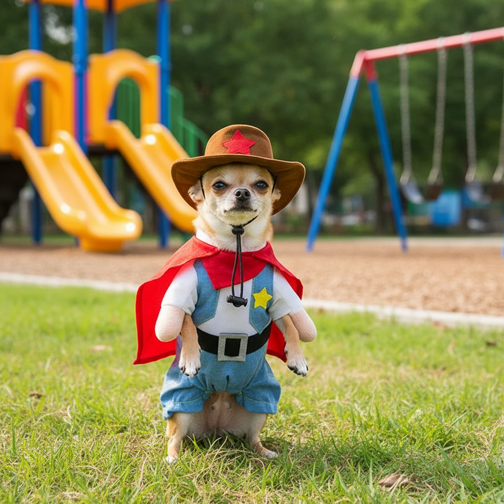 Déguisement chien star du métier ( 5 modelés.)